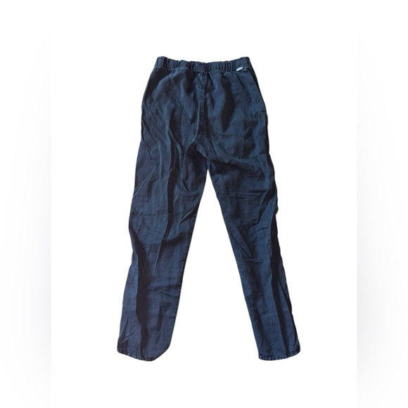 MOTHER The Springy Ankle Pants Wash Black Size 26 Linen Lyocell Boho - Picture 2 of 11